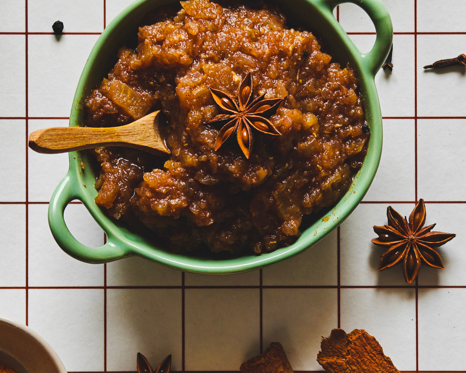 Appelcompote met sinaasappel