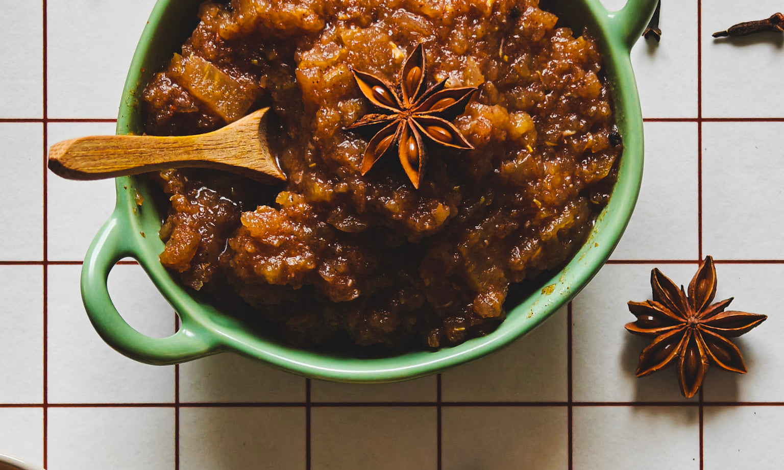 Appelcompote met sinaasappel