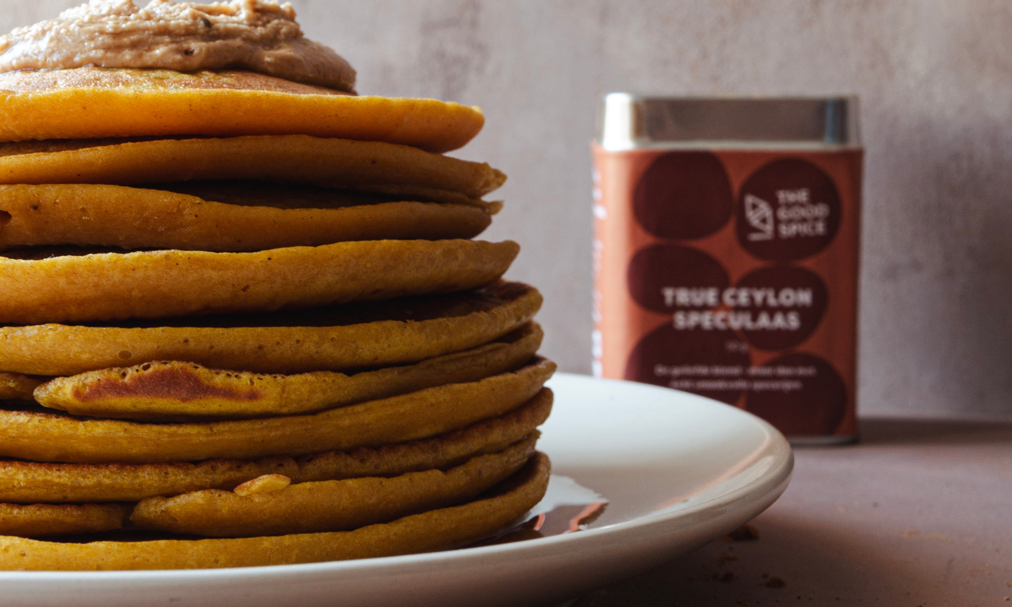 Pompoenpannenkoeken met speculaas