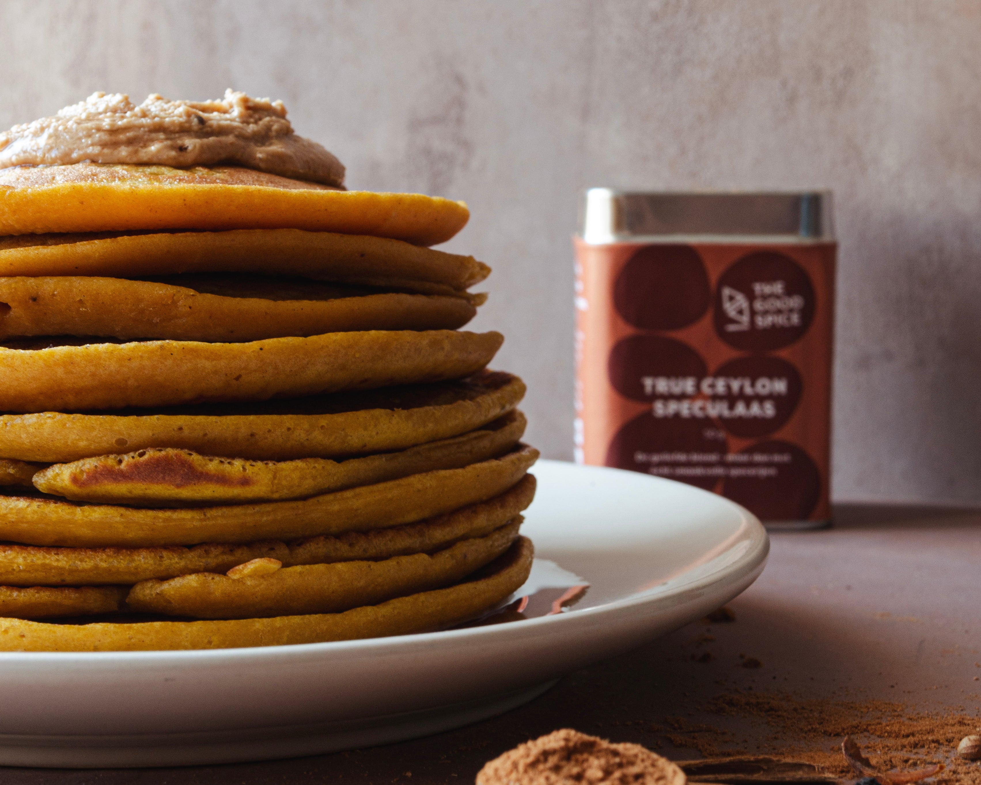 Pompoenpannenkoeken met speculaas