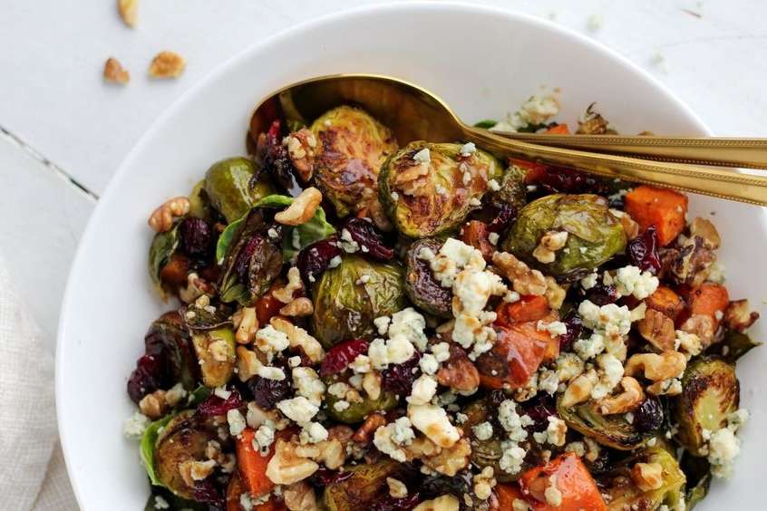 Traybake met spruitjes