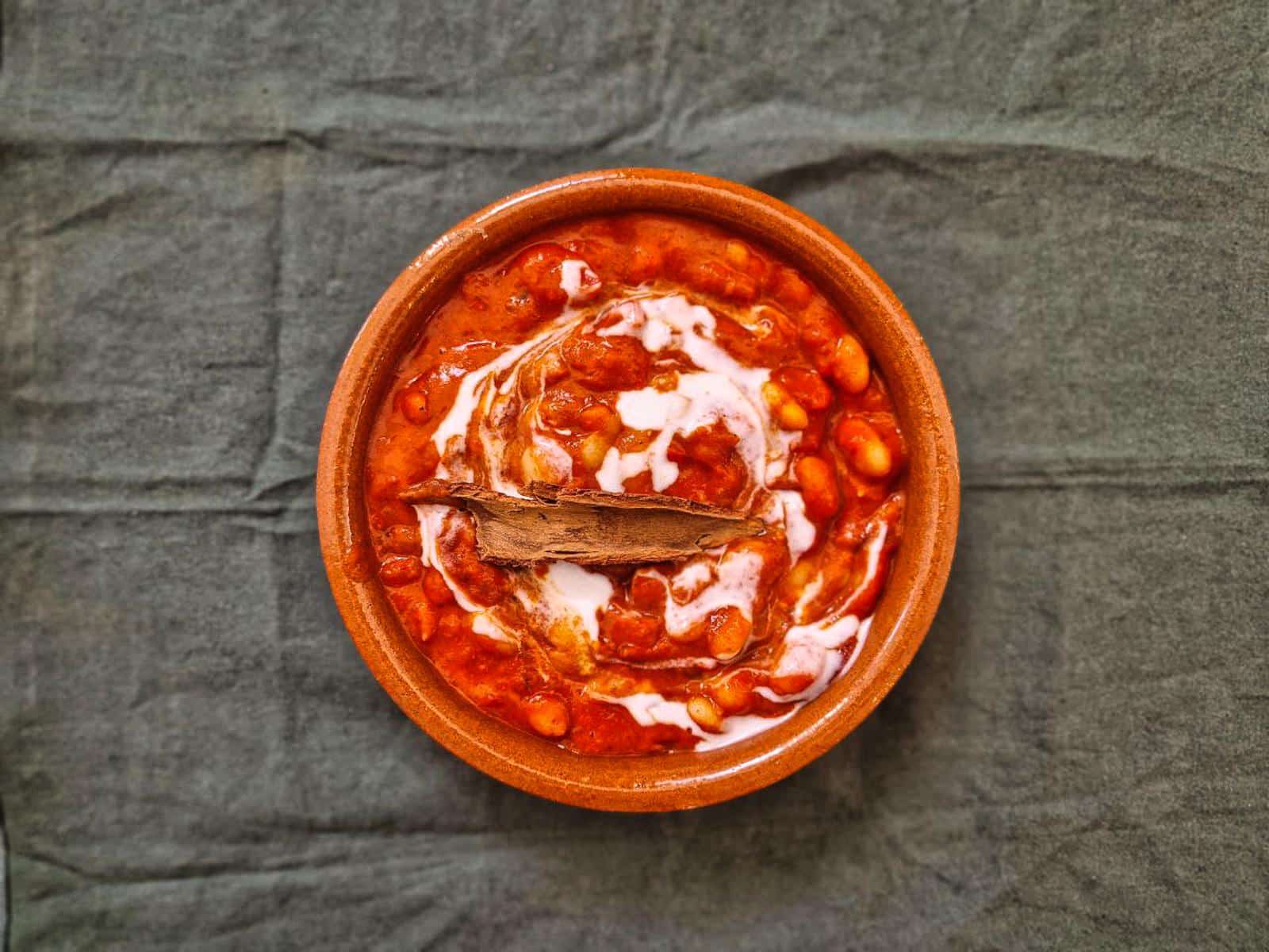 Verwarmende bonensoep