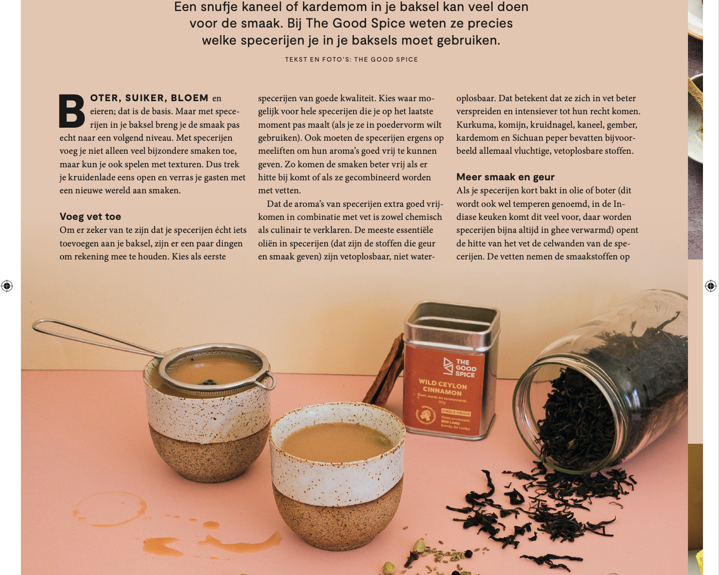 Foodies: Bakken met specerijen