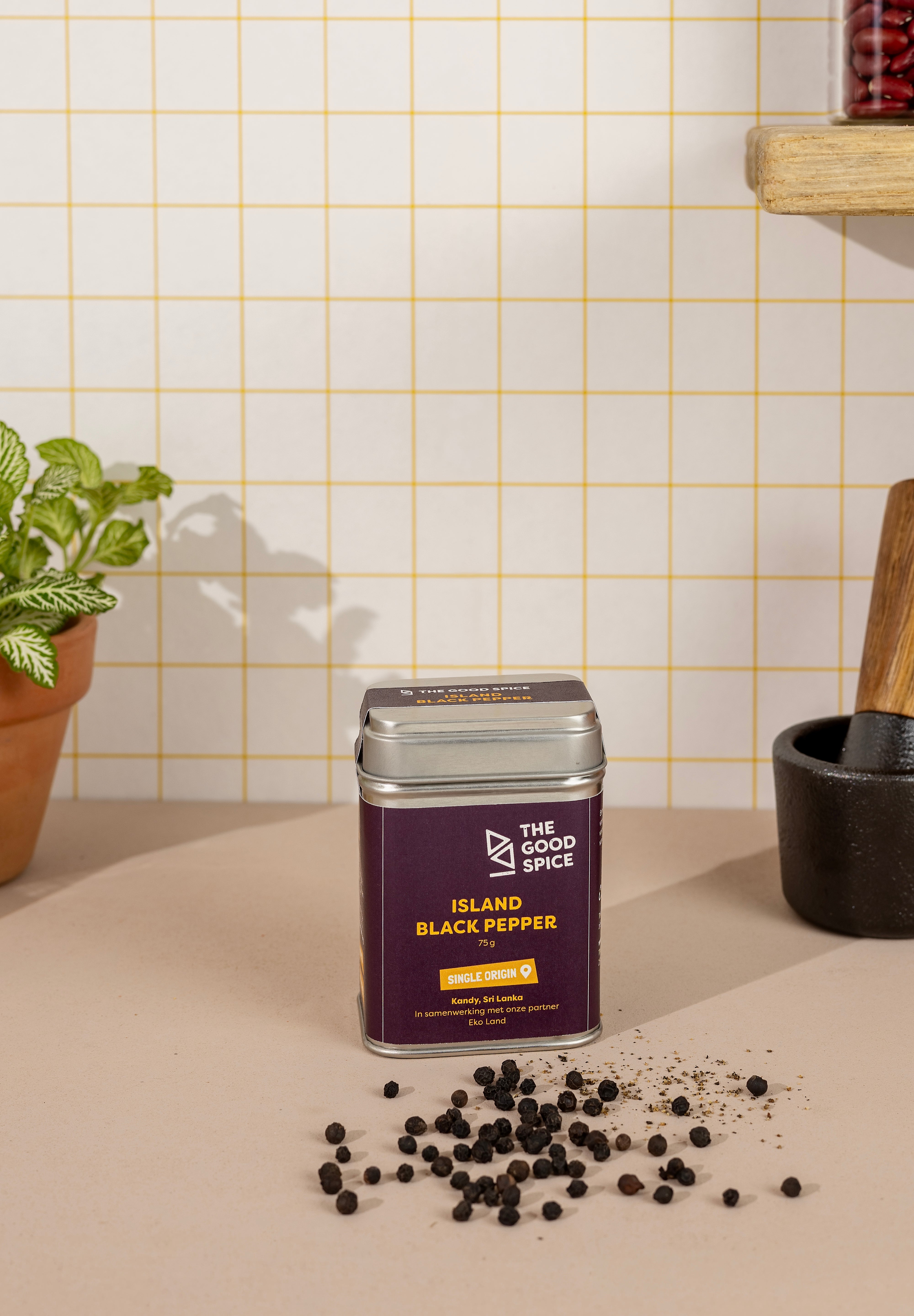 Zwarte peperkorrels | Island Black Pepper