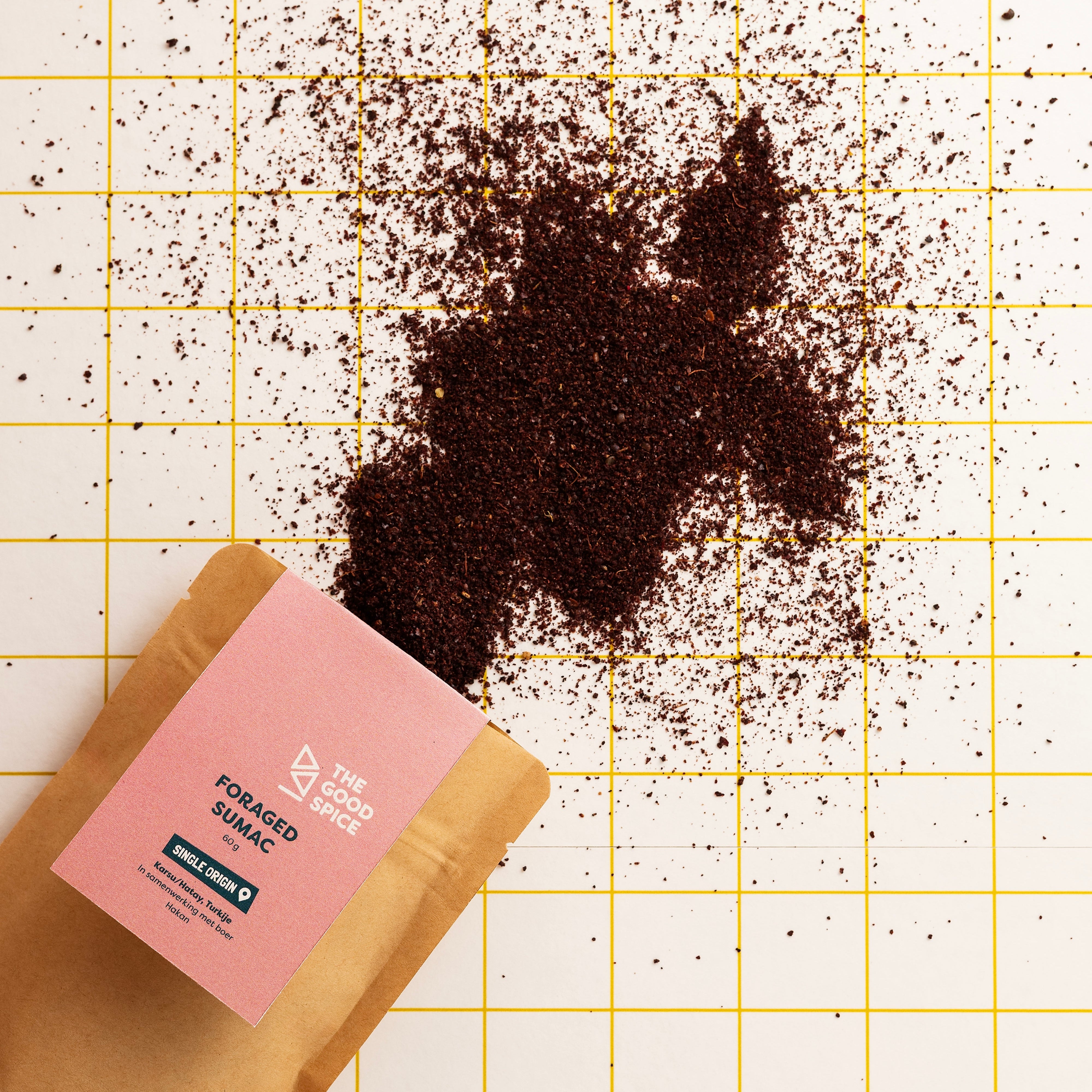 Sumak poeder foraged sumac