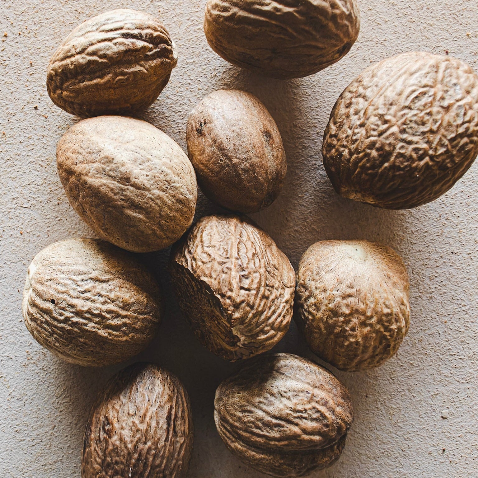 Nootmuskaat close up