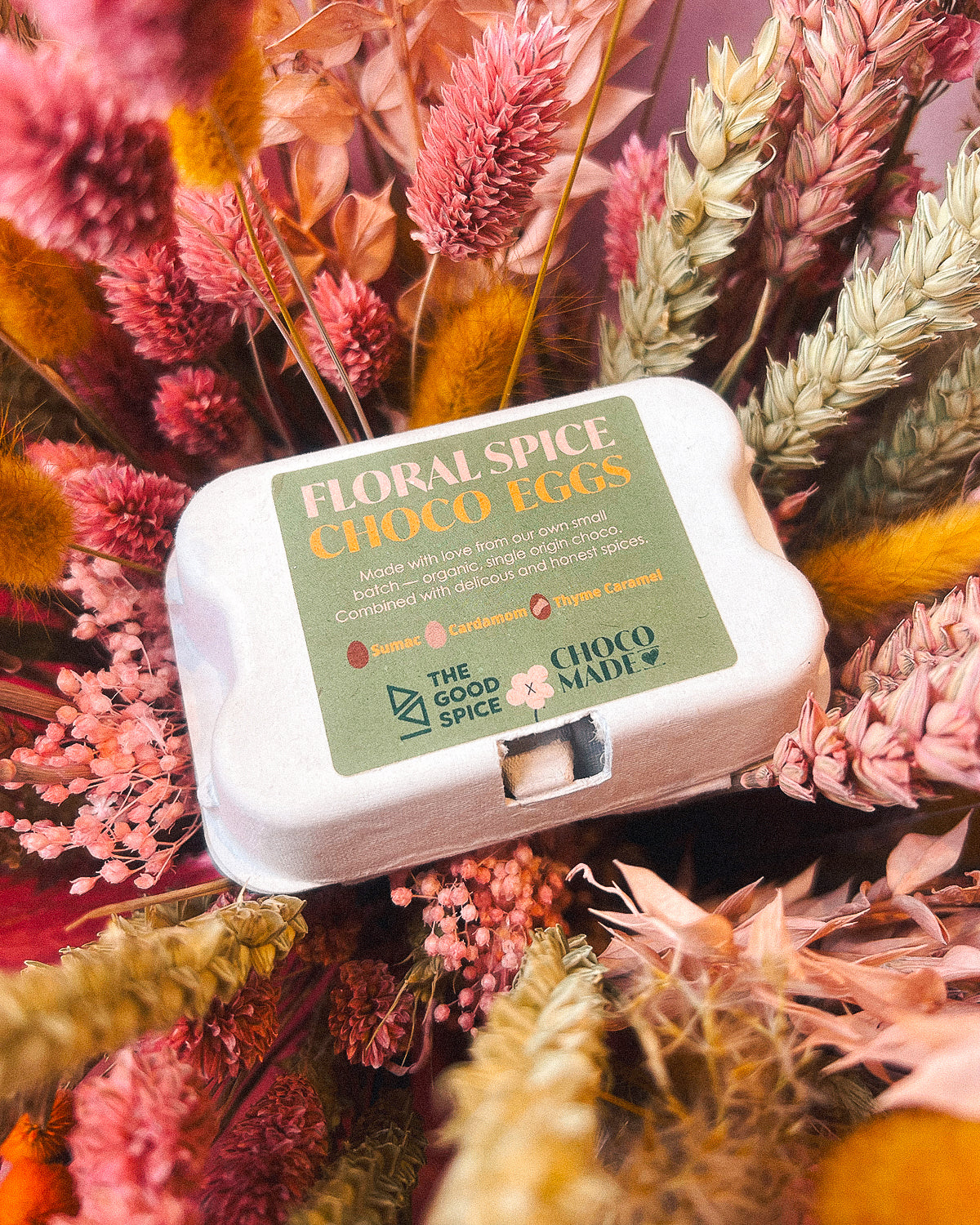 Floral Spice Choco Eggs - Choco Made x The Good Spice