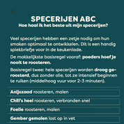 Spiceguide | dé keukenlade gids voor specerijen - A7 waaier