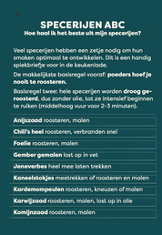 Spiceguide | dé keukenlade gids voor specerijen - A7 waaier