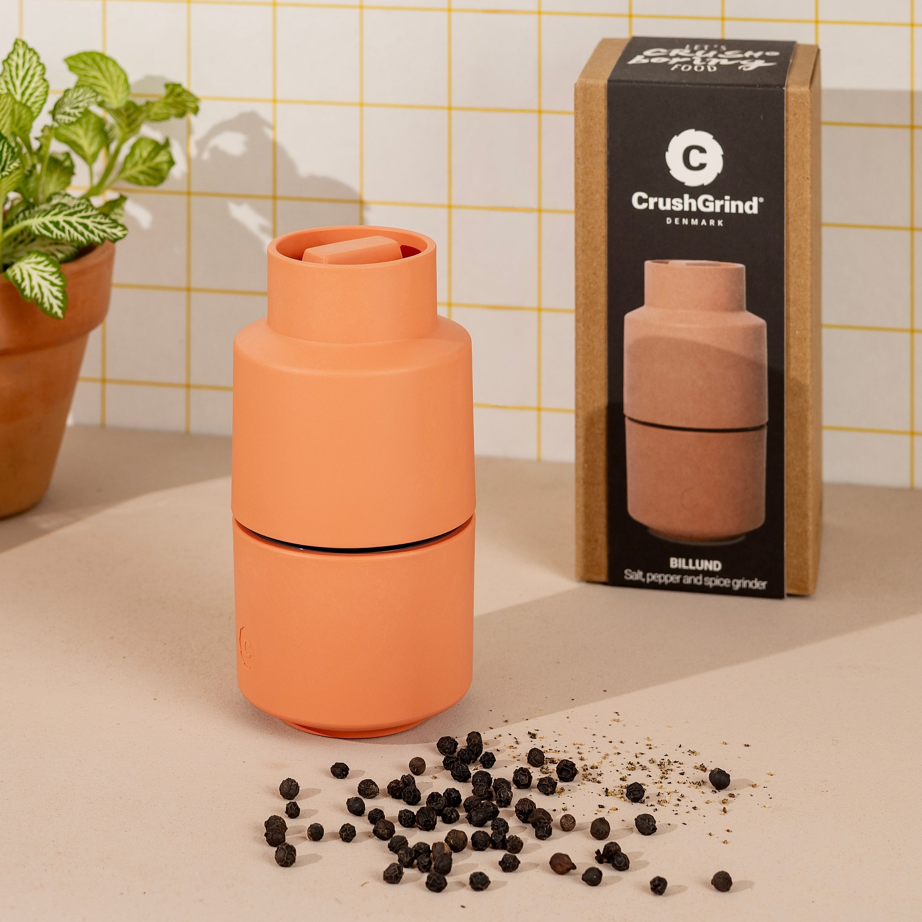 Spice grinder terracotta